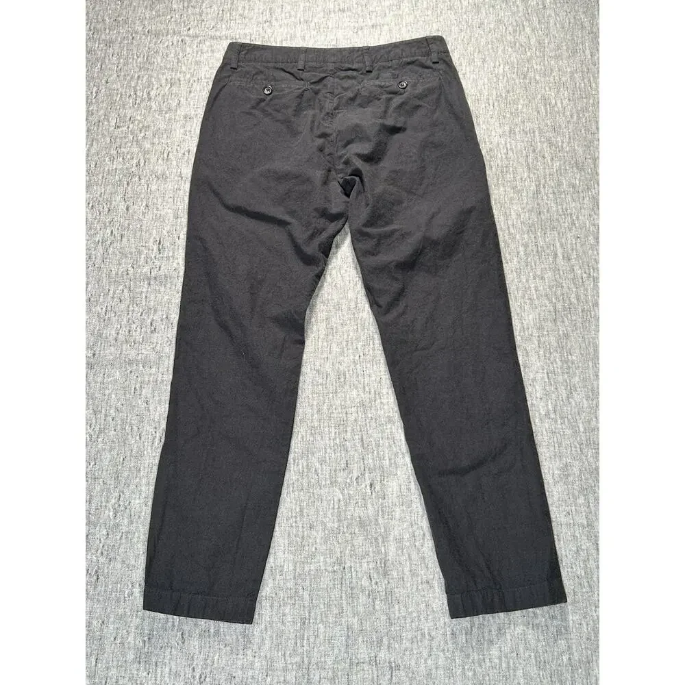 Standard James Perse Straight Leg Chino Pants Mens 30x27 Grey Cotton Designer - Picture 14 of 16